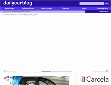 Tablet Screenshot of dailycarblog.com